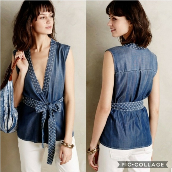 Anthropologie Tops - Holding Horses top size M in EUC